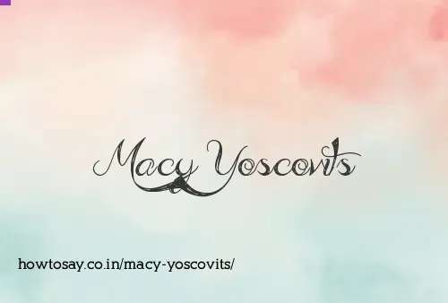 Macy Yoscovits