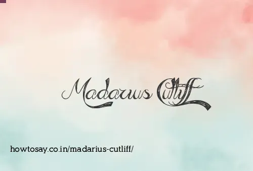 Madarius Cutliff