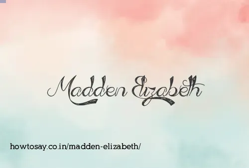 Madden Elizabeth