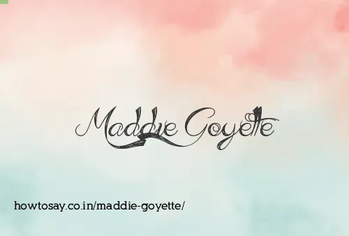 Maddie Goyette