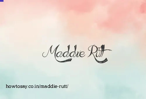 Maddie Rutt
