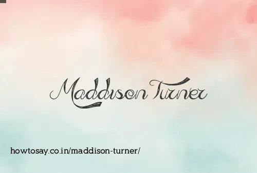 Maddison Turner