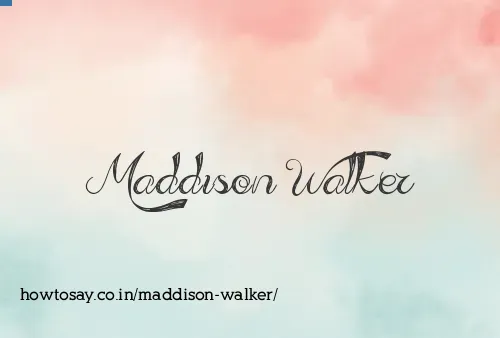Maddison Walker