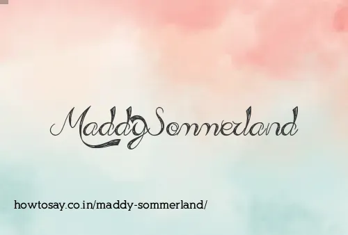 Maddy Sommerland