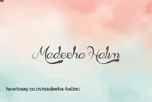 Madeeha Halim