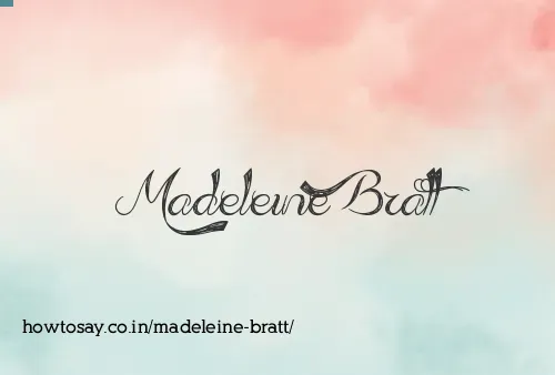 Madeleine Bratt
