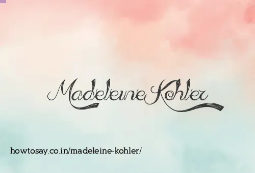 Madeleine Kohler