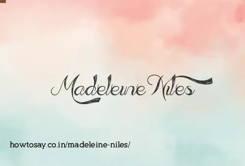 Madeleine Niles