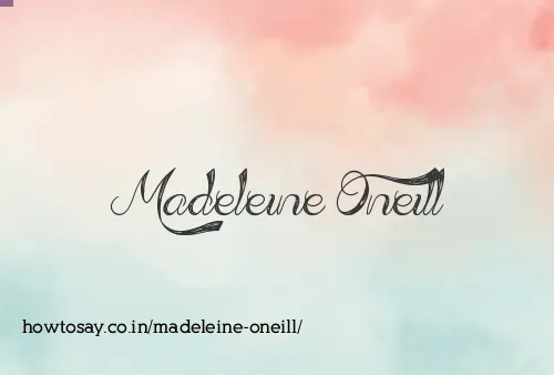 Madeleine Oneill