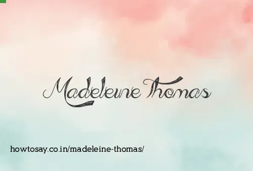 Madeleine Thomas