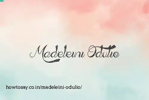 Madeleini Odulio