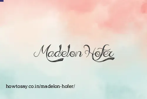 Madelon Hofer