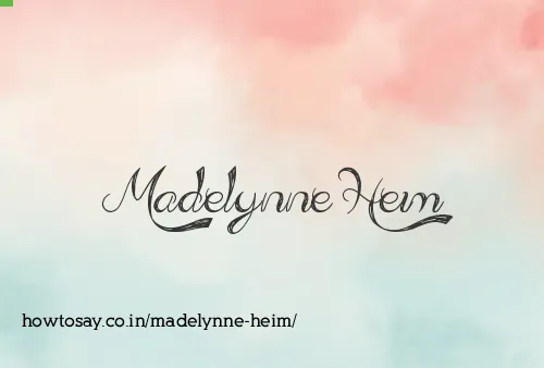 Madelynne Heim