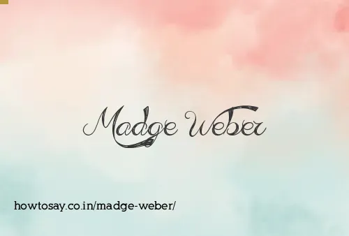 Madge Weber