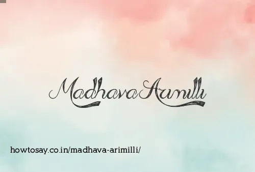 Madhava Arimilli