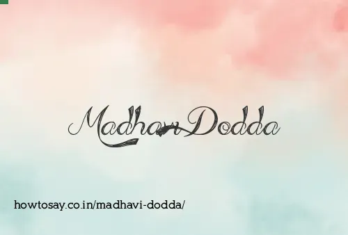 Madhavi Dodda