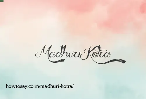 Madhuri Kotra