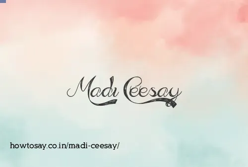 Madi Ceesay