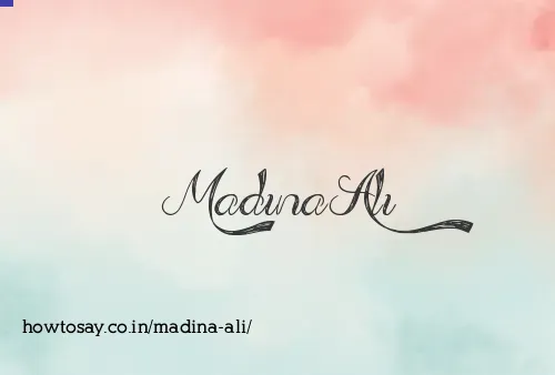 Madina Ali