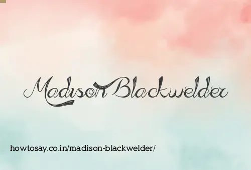 Madison Blackwelder