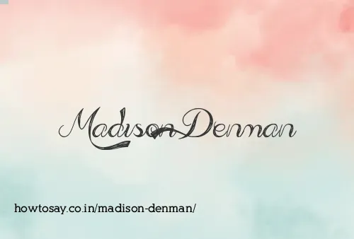 Madison Denman