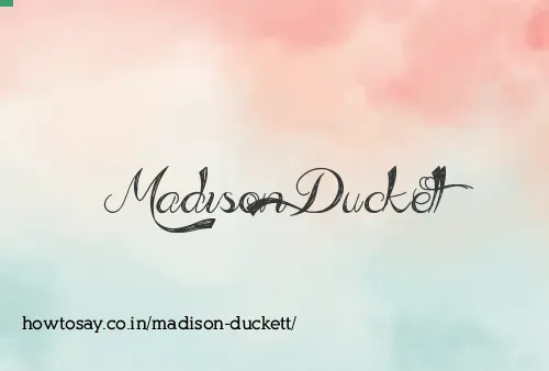 Madison Duckett