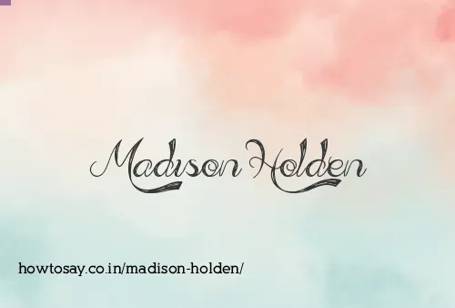 Madison Holden