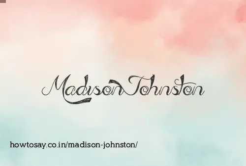 Madison Johnston