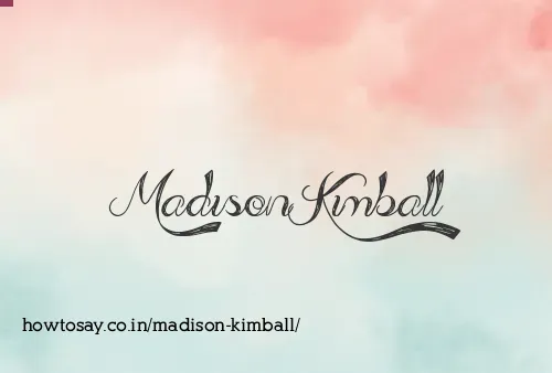 Madison Kimball