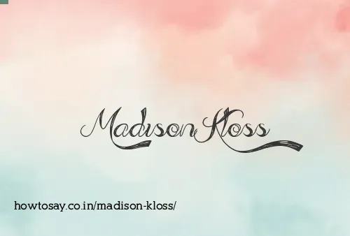 Madison Kloss