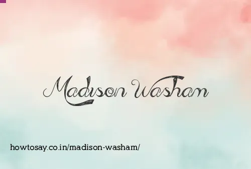 Madison Washam