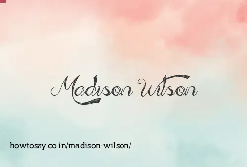 Madison Wilson