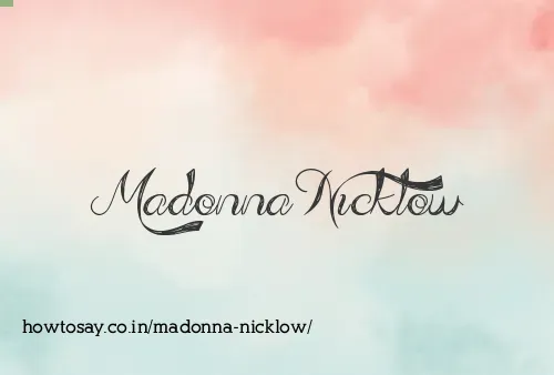 Madonna Nicklow