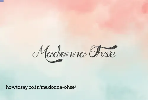 Madonna Ohse