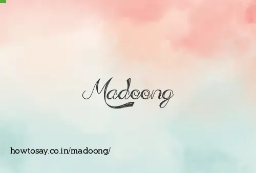 Madoong