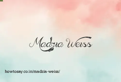 Madzia Weiss