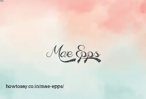 Mae Epps