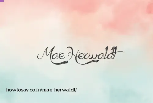 Mae Herwaldt
