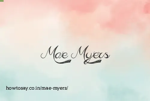 Mae Myers