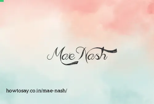 Mae Nash