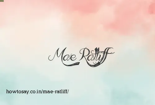 Mae Ratliff