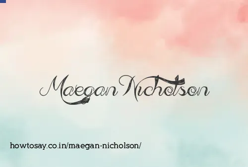 Maegan Nicholson