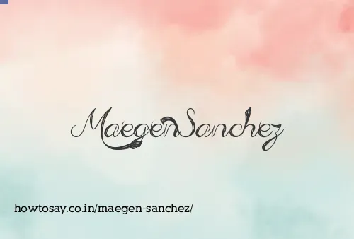 Maegen Sanchez