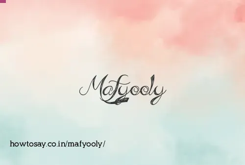 Mafyooly