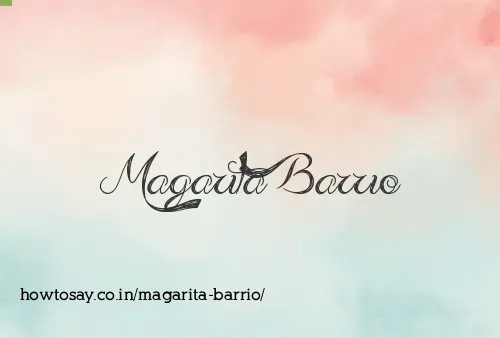 Magarita Barrio