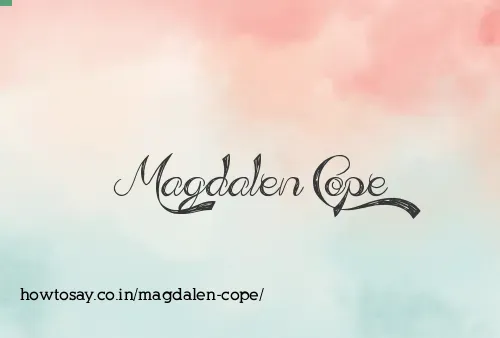 Magdalen Cope