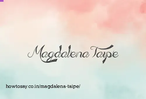 Magdalena Taipe