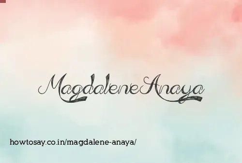 Magdalene Anaya