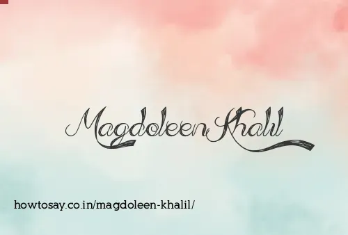 Magdoleen Khalil