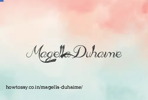 Magella Duhaime